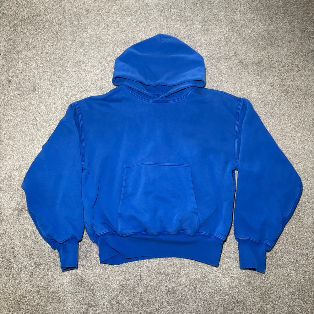 Yeezy Gap YZY Perfect Hoodie Sweatshirt Men’s M Blue Hooded Double Layer Thick